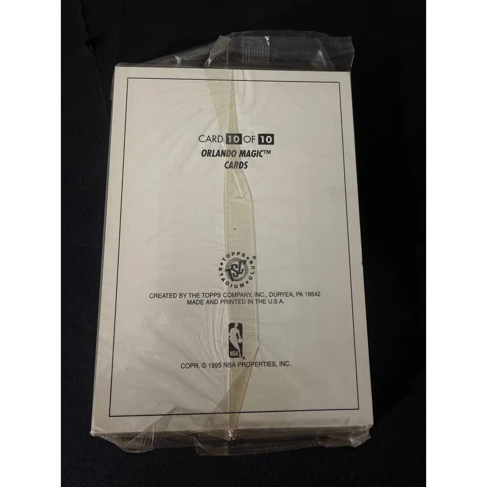 Topps Stadium Club Master Photo 10 Card Set‎ Orlando Magic New Sealed 1995 NBA